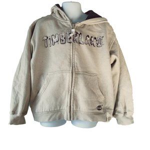 🇺🇸 TIMBERLAND cream hoodie size 6T